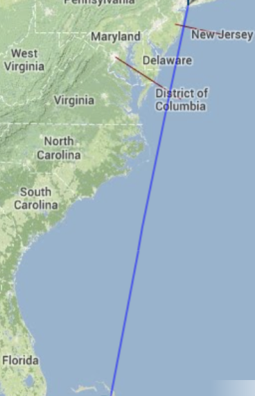 how far is new jersey from florida
