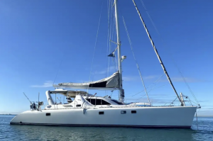 Bahamas Charter Yacht at anchor 2